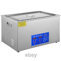 VEVOR Stainless Steel 22 L Industry Heated Ultrasonic Cleaner Heater withTimer Lab