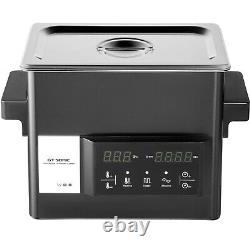VEVOR Touch Ultrasonic Cleaner Ultrasonic Cleaning Machine 3L Stainless Steel