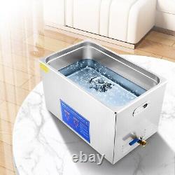 VEVOR Ultrasonic Cleaner 30L Ultrasonic Cleaner for Cleaning Eyeglasses Dentures