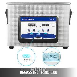 VEVOR Ultrasonic Cleaner 4.5L Degas Digital Sonic Cleaner Jewerly Clean 90With180W