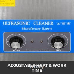 VEVOR Ultrasonic Cleaner Knob Jewelry Cleaner Heater withTimer 6L 10L 15L 22L 30L