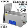 Vevor 1.3l/ 2l / 3l / 6l/ 10l/ 15l/ 22l / 30l Ultrasonic Cleaner With Timer Heater