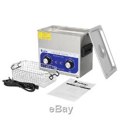 ZOKOP 110V Stainless Steel Industry Heated Ultrasonic Cleaner Heater Timer US