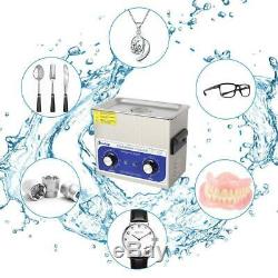 Zokop Stainless Steel Ultrasonic Cleaner 3L Liter Long Cycle Life