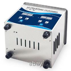 1.3l Bain Nettoyant Ultrasonore 120w Power Ultrasound 40khz Heater Minuteur Numérique