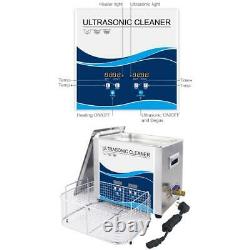 10l Digital Ultrasonic Cleaner Jewelry Ultra Sonic Bath Degas Nettoyage Des Pièces