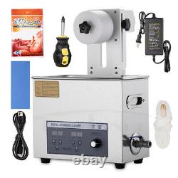 110v/180w 6l Digital Ultrasonic Record Cleaner Album Disque Deep Washing Machine