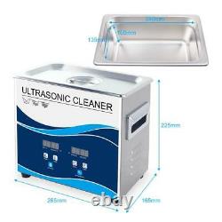 3.2l Digital Ultrasonic Cleaner Jewelry Ultra Sonic Bath Degas Nettoyage Des Pièces