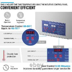6l Commercial Ultrasonic Cleaner Digital Industry Nettoyage Chauffé Avec Timer 110v