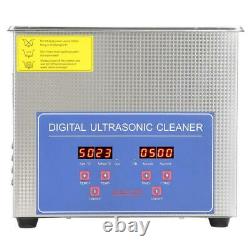 6l Digital Ultrasonic Cleaner Ultra Sonic Baignoire Chauffant Pièces De Nettoyage De Bijoux