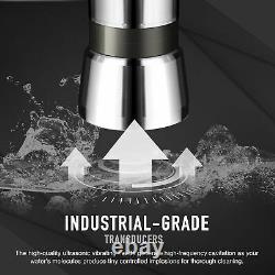 Acier Inoxydable 10l Litre Industrie Chauffante Nettoyeur Ultrasonore Avec Timer USA