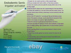 Activateur sonique Endo Sonic pour nettoyant ultrasonique dentaire sans fil avec 60 embouts gratuits 1 pièce