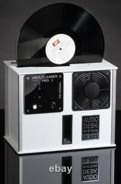 Audio Desk Vinyl Cleaner Pro X Ultrasonic Lp Nettoyage Machine Blanche $4598 Liste