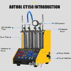 Autool Ct150 Essence Voiture Carburant Injector Testeur De Nettoyage Machine De Nettoyage À Ultrasons
