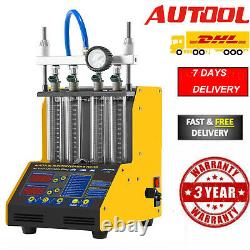 Autool Ct150 Machine De Nettoyage De Nettoyeur D’injecteur De Carburant Ultrasonique De Voiture 110v