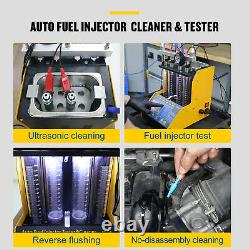Autool Ct150 Machine De Nettoyage De Nettoyeur D’injecteur De Carburant Ultrasonique De Voiture 110v
