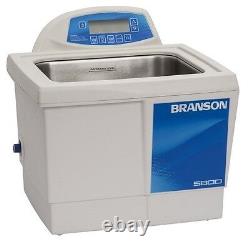 Branson 2.5 Gallon Nettoyeur À Ultrasons Avec Minuterie Numérique Heater Degas Temp Monitor