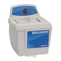 Branson M1800 0.5 Nettoyeur À Ultrasons Gallon Avec Minuterie Mécanique Cpx-952-116r Nouveau
