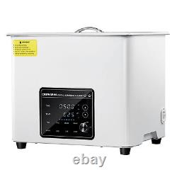 CREWORKS 10L Nettoyeur Ultrasonique Numérique avec Panier en Acier Inoxydable et Réservoir pour la Maison