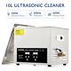 Creworks Ultrasonic Cleaner 10l Machine De Nettoyage De Bijoux Avec Affichage Led Et Minuterie