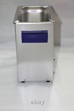 Durasonix 6.5 Litre Bouton Controlled Ultrasonic Cleaner With Heater Stainless