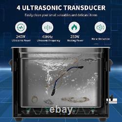 Équipement de nettoyage à ultrasons amélioré pour l'industrie, chauffé avec minuterie, de 6L à 30L