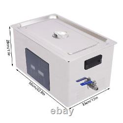 Équipement de nettoyage industriel à ultrasons avec chauffage et température réglable 10L/22L