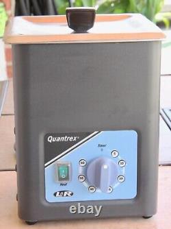 L&R Quantrex Q90 Nettoyeur à ultrasons pour bijoux avec bol en acier inoxydable de deux litres - Nouveau.