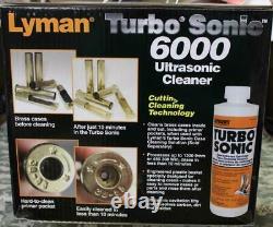 Lyman 7631725 Turbo Sonic 6000 Nettoyeur À Ultrasons Grande Capacité Brand Nouveau