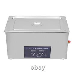 Machine à nettoyer les bijoux ultrasonique 28/40KHZ 30L avec minuterie numérique et chauffe-eau