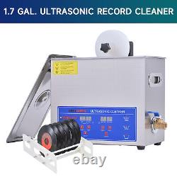 Machine de nettoyage de disques vinyles à ultrasons CREWORKS 6L, nettoyeur de vinyles à ultrasons