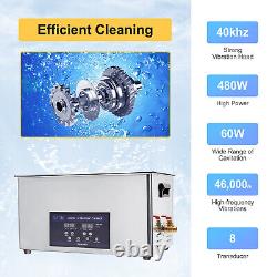 Machine de nettoyage ultrasonique à double fréquence double 28kHz/40kHz Dual Double Frequency 28kHz/40kHz Ultrasonic Cleaner Cleaning Machine 22L US US