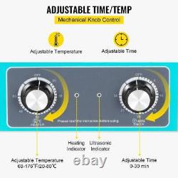 NOUVEAU Nettoyeur à ultrasons à bouton 3L Machine de nettoyage ultrasons avec chauffage et minuterie