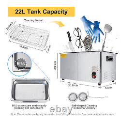 NOUVELLE Machine de nettoyage par ultrasons à double fréquence 28 kHz / 40 kHz Dual Double Frequency 28kHz/40kHz Ultrasonic Cleaner 22L US