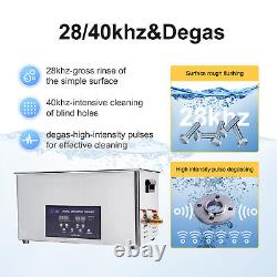 NOUVELLE Machine de nettoyage par ultrasons à double fréquence 28 kHz / 40 kHz Dual Double Frequency 28kHz/40kHz Ultrasonic Cleaner 22L US