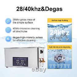 NOUVELLE machine de nettoyage à ultrasons double fréquence Dual Double 28kHz/40kHz 22L US