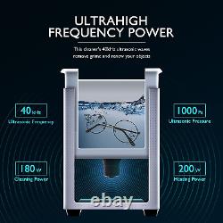 Nettoyeur À Ultrasons Avec Chauffe Et Minuterie 1,6 Gal Cavitation Sonique Numérique Machin