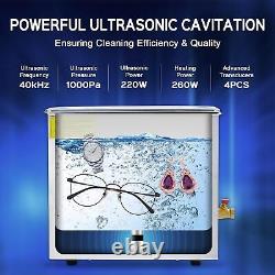 Nettoyeur Ultrasonique Commercial, Machine Professionnelle de Cavitation Sonique Numérique