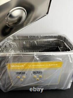 Nettoyeur Ultrasonique MIITECH 4.5L Machine Professionnelle avec Minuterie et Chauffage pour Bijoux et Montres