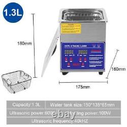 Nettoyeur Ultrasonique Machine à Laver Portable Réservoir de Nettoyage par Ultrasons Lave-Vaisselle