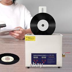 Nettoyeur Ultrasonique Numérique pour Disques Vinyles - Machine à Laver Albums 6,5L Levable