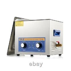 Nettoyeur à ultrasons CREWORKS 240W avec chauffage et minuterie, 2,6 gallons d'ultrasons.