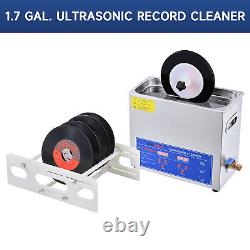 Nettoyeur de disques vinyles ultrasonique CREWORKS 6L 6L Machine de nettoyage ultrasonique 40kHz