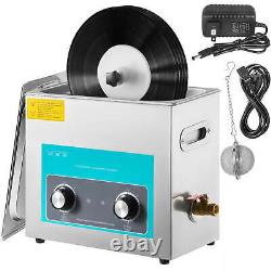 Nettoyeur de disques vinyles ultrasonique Machine de nettoyage ultrasonique de vinyles 6L Bouton (USA)