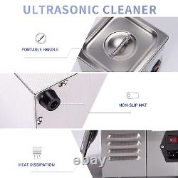 Nettoyeur ultrasonique 2L avec minuterie et chauffage - Nettoyeur ultrasonique professionnel 40HZ