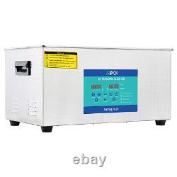 Nettoyeur ultrasonique AIPOI avec minuterie Machine de chauffage Nettoyeur sonique digital SUS304