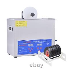 Nettoyeur ultrasonique CREWORKS 6L Nettoyeur ultrasonique pour vinyle 7-12 pouces 3 disques