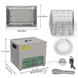 Nettoyeur ultrasonique amélioré 6L-30L pour l'industrie de l'équipement de nettoyage chauffé avec minuterie