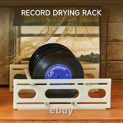 Nettoyeur ultrasonique avec chauffage et minuterie 6L Nettoyeur de disques vinyles avec support de séchage