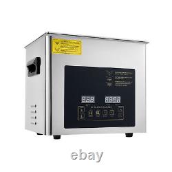 Nettoyeur ultrasonique de 10 L pour instruments de laboratoire dentaire avec chauffage et minuterie